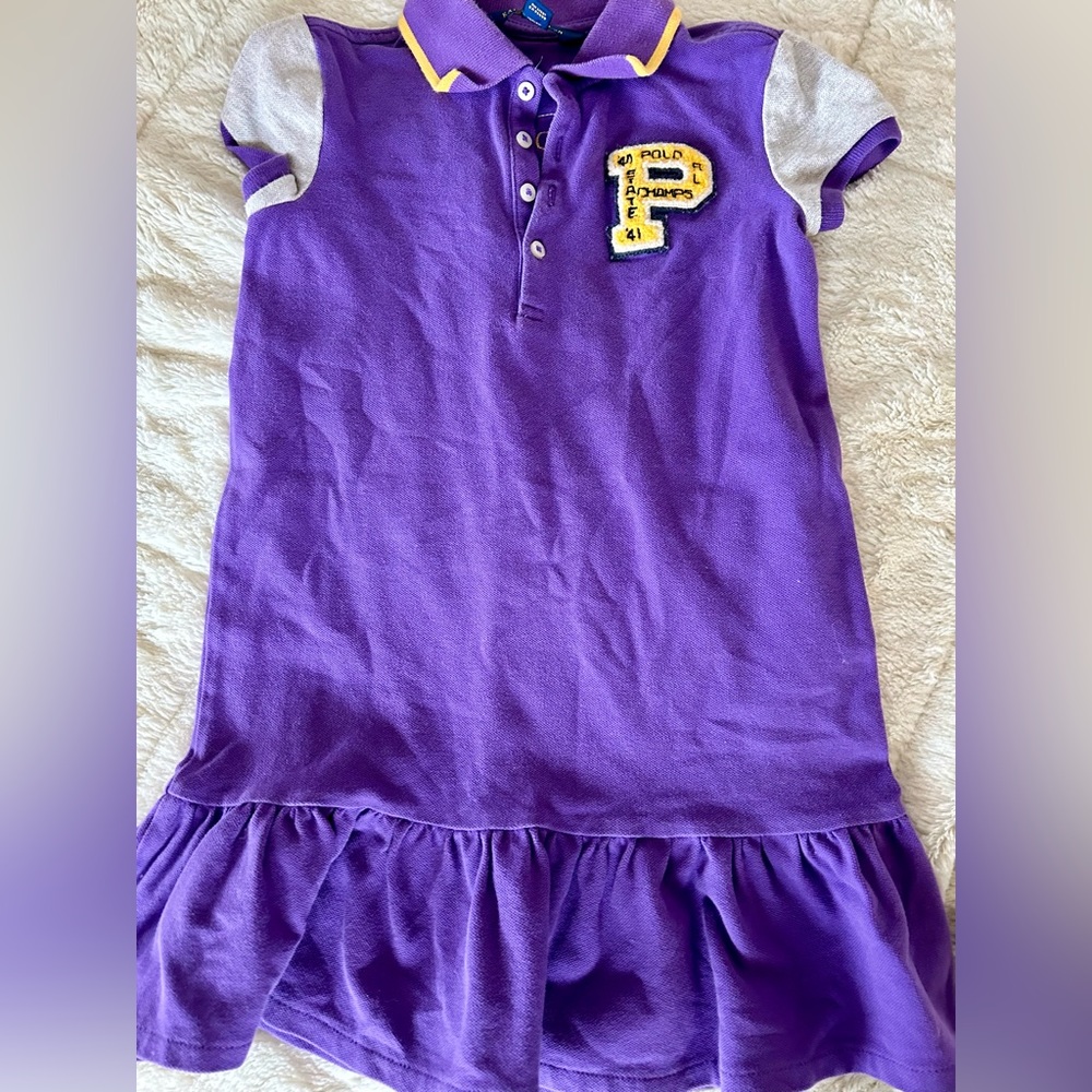 Lot-Bundle Polo Ralph Lauren Girl polo dresses and t-shirt 4T and 6T